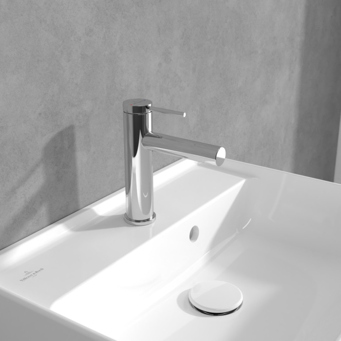 Villeroy und Boch Loop + Friends Einhebel-Waschtischarmatur TVW10610315361 ohne Ablaufgarnitur, chrom