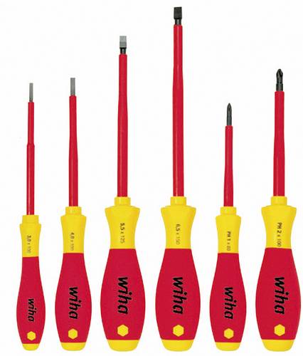 Wiha VDE Schraubendreher-Set 6teilig Schlitz, Kreuzschlitz Phillips