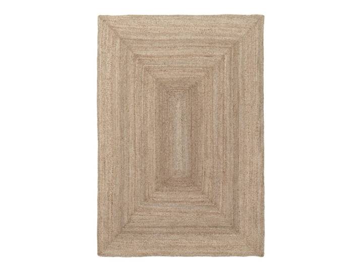 Tapis design fait main en jute marron 160 x 230 cm