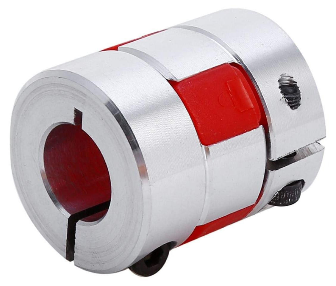 Dripio Flexibele klinkkoppeling 8x12 mm, aluminium, CNC-gefreesd, voor stappenmotor encoder