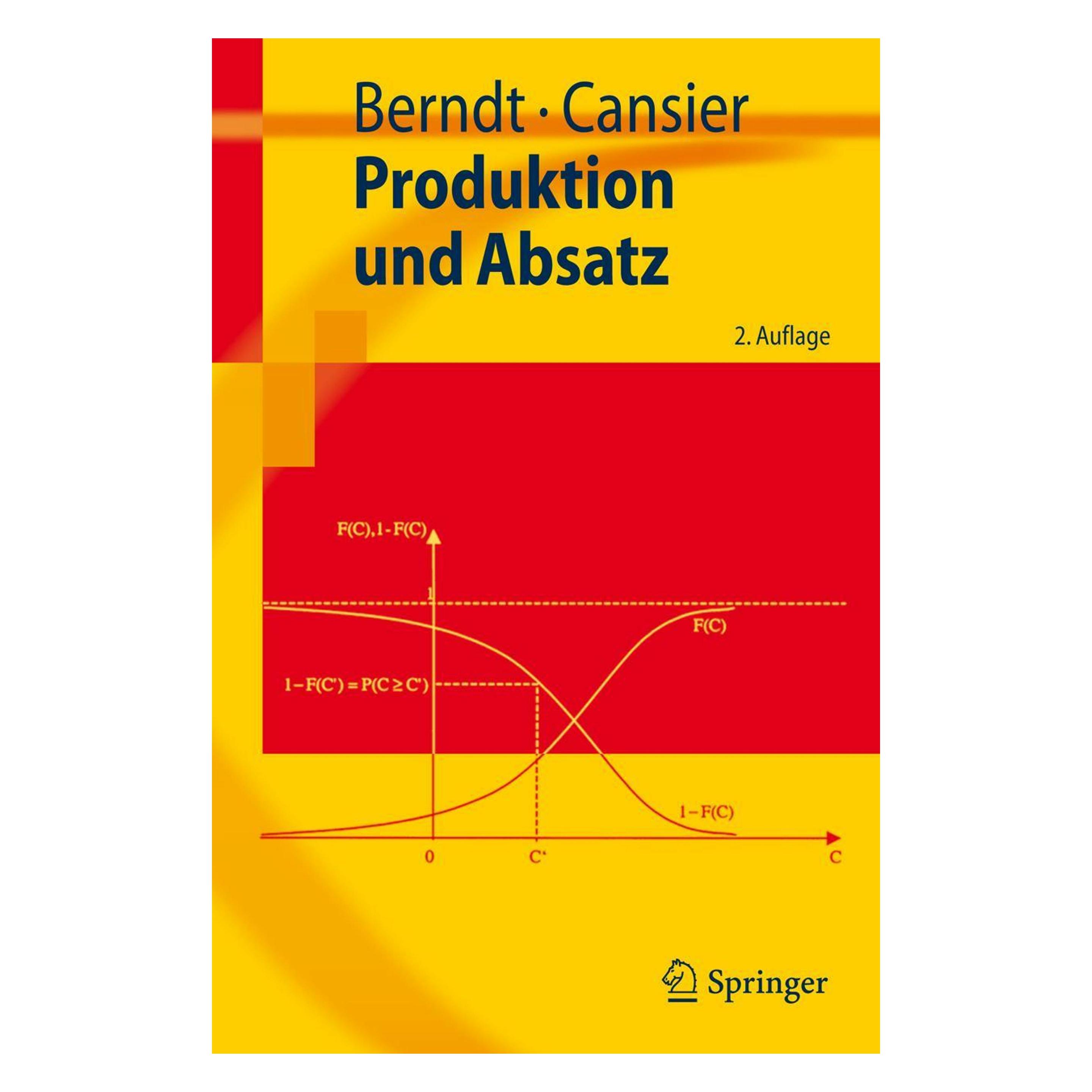 Springer Produktion und Absatz (Deutsch, Softcover, Adrienne Cansier, Ralph Berndt) (8072346)