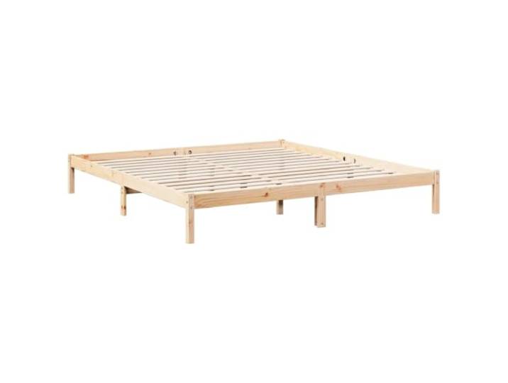 KTHLBRH Extra langes Bett 180 x 210 cm aus Kiefernholz Lattenrost im Lieferumfang enthalten, Matratze nicht im Lieferumfang enthalten, Montage erforderlich, robuste Struktur