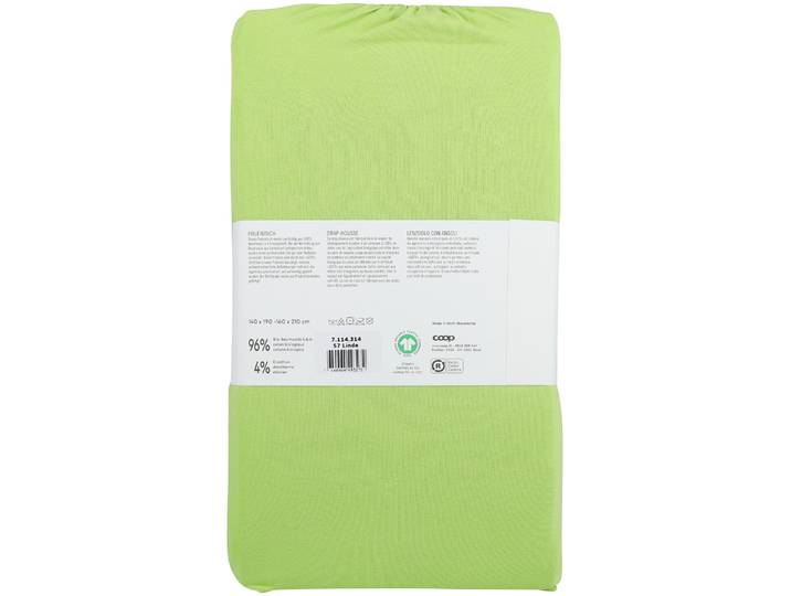 Inhouse Fixleintuch Gots Jersey Elasthan 140x210 linde