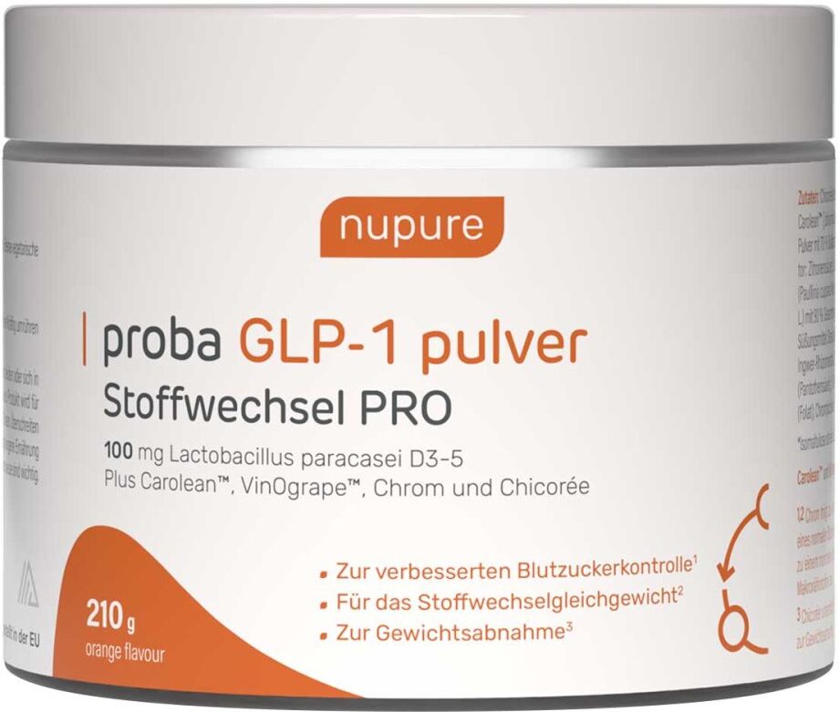 Nupure Proba GLP-1 Pulver Stoffwechsel Pro 210g