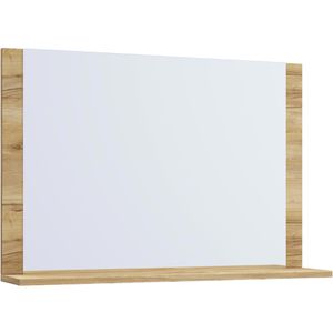 VCM Wandspiegel Lendas 915172, rechteckig, Rahmen in honig-eiche, (B/H) 80 x 55cm