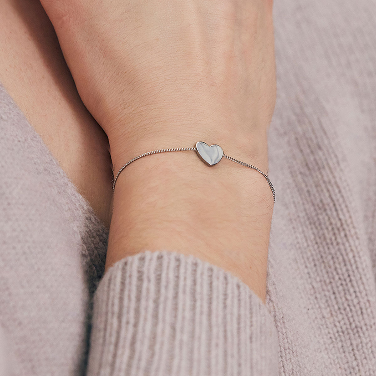 Edblad Pure Heart armband Steel 108643