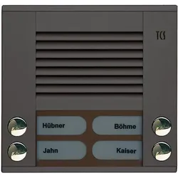 TCS PES04-EB/04 PES TCS:BUS Audio Außenstation 4T AP bronze PES04EB04
