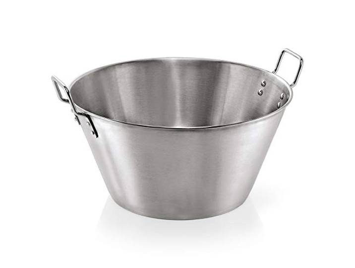 WAS 1710 600 Chromnickelstahl Schüssel, 60cm Durchmesser, 28cm Hohe, 53 L
