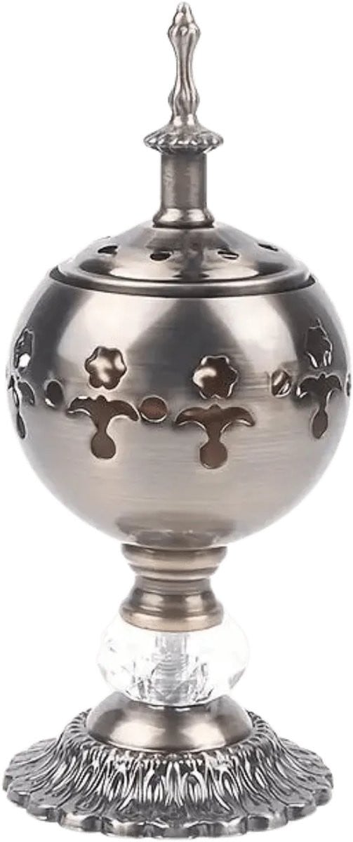 Bakhoor & Wierook Brander met Zeef – Zilver