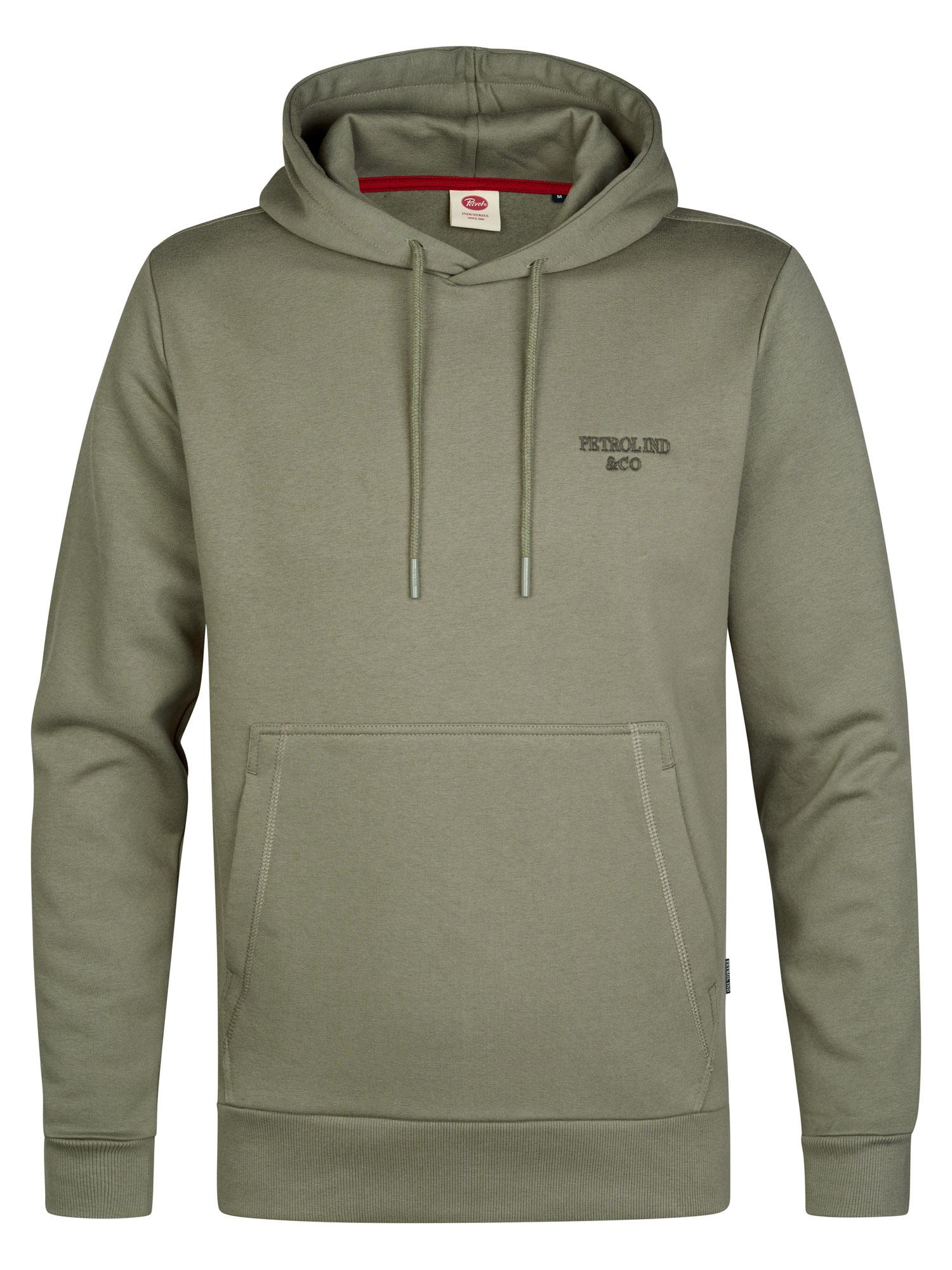 Petrol Industries - Heren Katoenen hoodie redwood - Groen