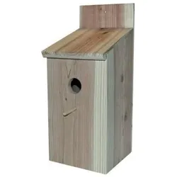 Ryom Staerekasse med fast tag 18x22x43cm ubehandlet fyrretrae, Vogelhaus