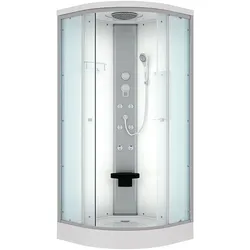AcquaVapore Duschkabine Fertigdusche Dusche Komplettkabine D10-00T0 80x80 cm ohne 2K Scheiben Versiegelung