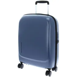 Mandarina Duck D-Drop Kabinentrolley mit TSA-Schloss und strukturierter Oberfläche, Koffer, Blau