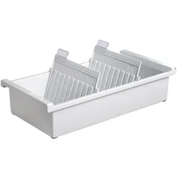 HAN Karteikartenbox DIN A6 1300 Karten Lichtgrau 17,1 x 32 x 7,6 cm