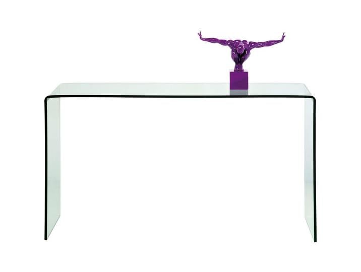 Kare-Design Konsolentisch, Transparent, Glas, 30x76x120 cm, Wohnzimmer, Wohnzimmertische, Konsolentische