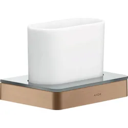 hansgrohe AXOR UNIVERSAL Accessories Zahnputzbecher, 42834310, Farbe: Brushed Red Gold
