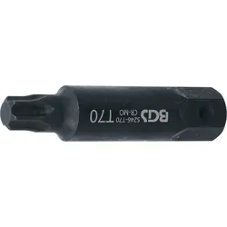 BGS Bit | Länge 100 mm | Antrieb Außensechskant 22 mm | T-Profil (für Torx) T70