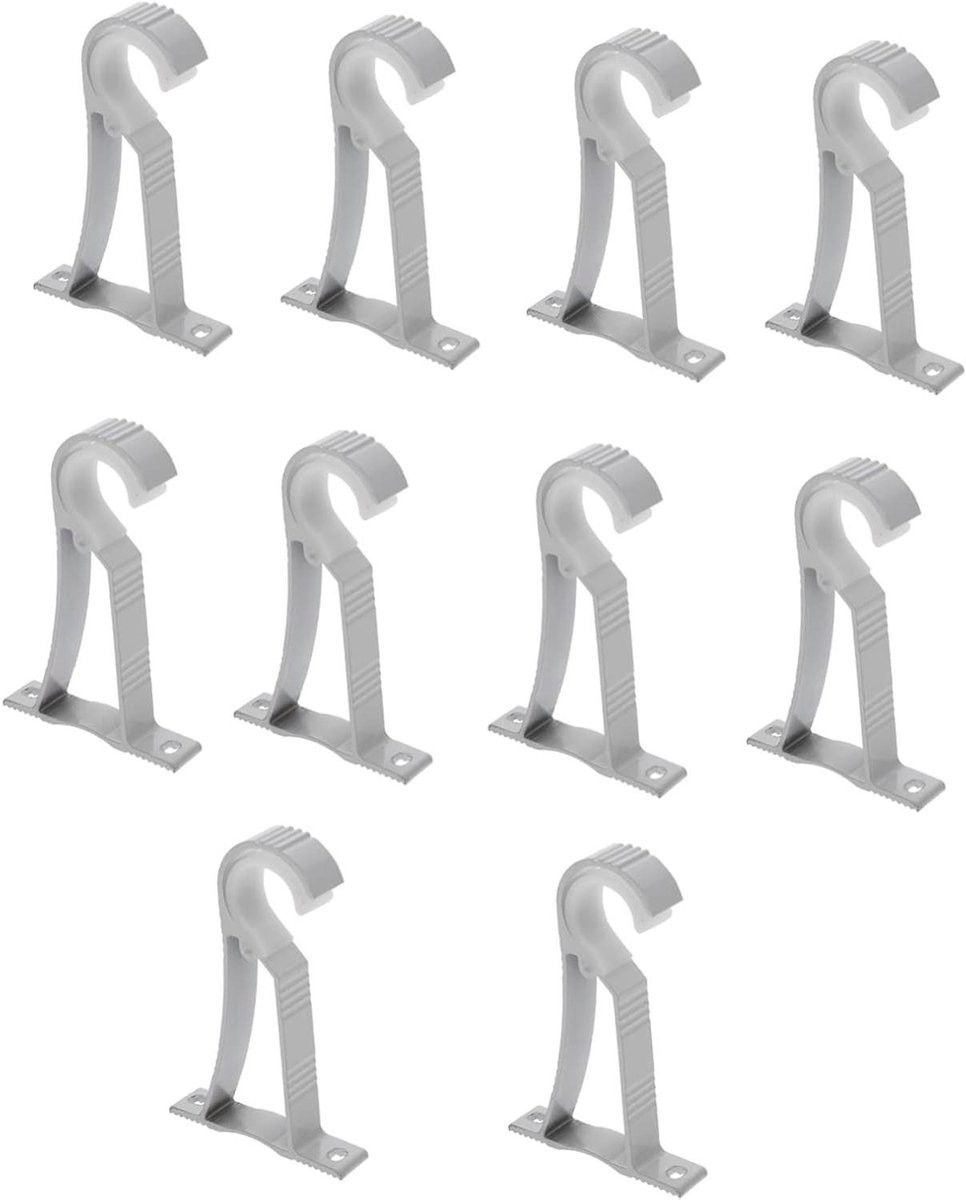 Aluminium Gordijnroede Steunen van 116 cm voor Venster Decoratie