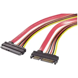 No Name Festplatten Verlängerungskabel (1x SATA-Kombi-Stecker 7+15pol. - 1x SATA-Kombi-B, Interne Kabel (PC)