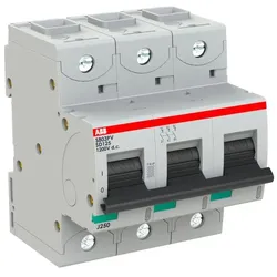 ABB S803PV-SD125 Lasttrennschalter für Photovoltaikanlagen 1.200 V DC, 125 A, 3-polig 2CCF019639R0001
