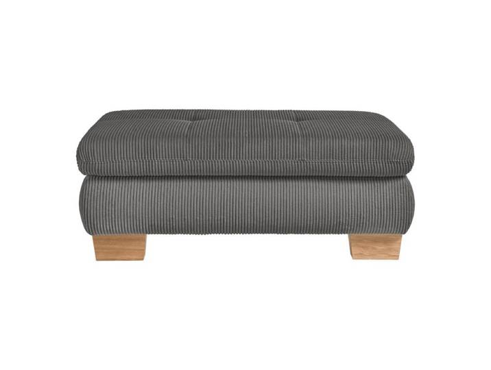 set one by Musterring SO 3400 Hocker aufklappbar - Cord anthrazi