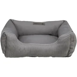Trixie Marley bed, square, 100 × 70 cm, grey (Hund), Hundebett + Katzenbett