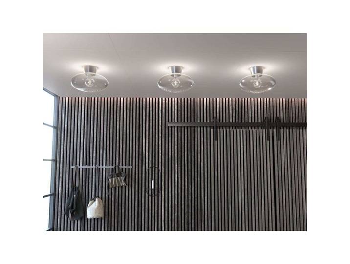 Bullo Deckenleuchte XL Ø38 Aluminium/Clear - Belid - Wohnzimmer - Metall