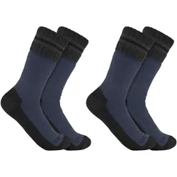 Carhartt SYNTHETIC-WOOL BLEND BOOT SOCK 2 PACK SB7742M - denim - XLG