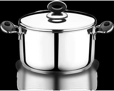 YBM Home Professional Chef's 18/10 Stainless Steel Stock Pot, Induction Compatible