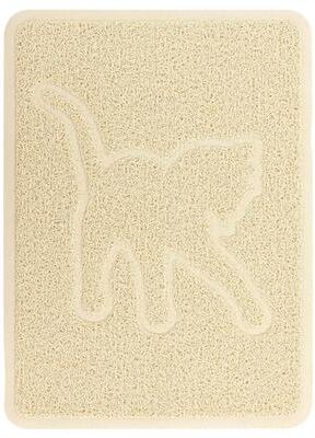 Gibson Everyday Pet Elements 18 x 13 In Cat Silhouette Placemat in Tan - 18 in x 13 in