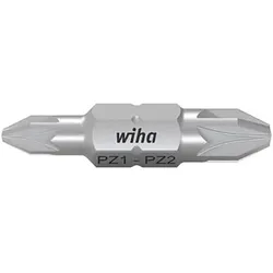 Wiha Bit Set Doppelbit Pozidriv (PZ1/PZ2) 10-teilges Set in Box - 43863