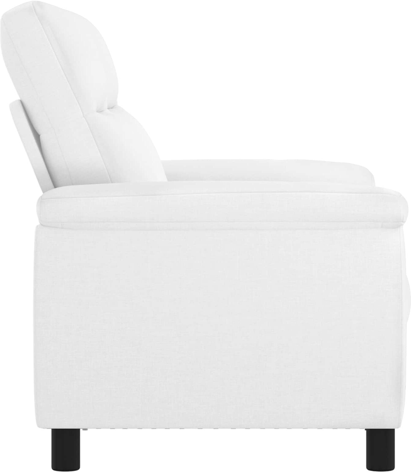 vidaXL Canapé Blanc 178 x 90 x 95 cm Tissu