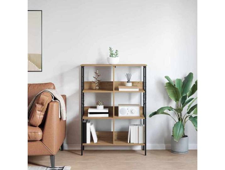 (NEW 2026)Bibliothèque - CLOUD - Cabinet/Placard/Étagère pour livres - Chêne artisanal 82x32x112 cm - Bois d'ingénierie 1657796