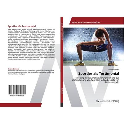 Sportler als Testimonial, Taschenbuch von Oxana Ostwald, AV Akademikerverlag, 978-3-639-46042-1
