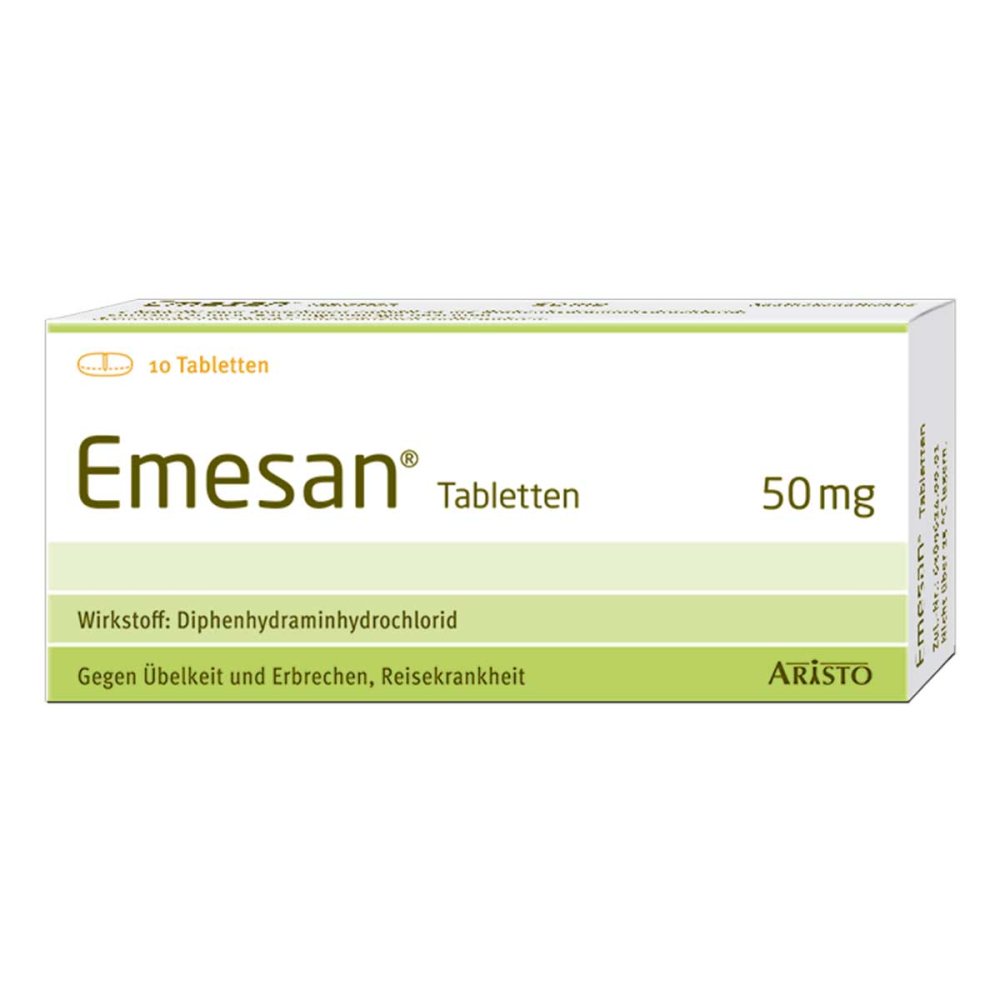 Aristo Pharma GmbH Emesan Reisetabletten 00651708