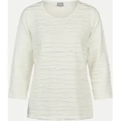 Shirt Strukturiert Weiß 42