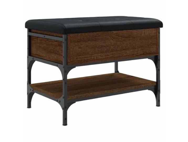 vidaXL Banc à Chaussures chêne Marron 62x42x45 cm Bois d'ingénierie