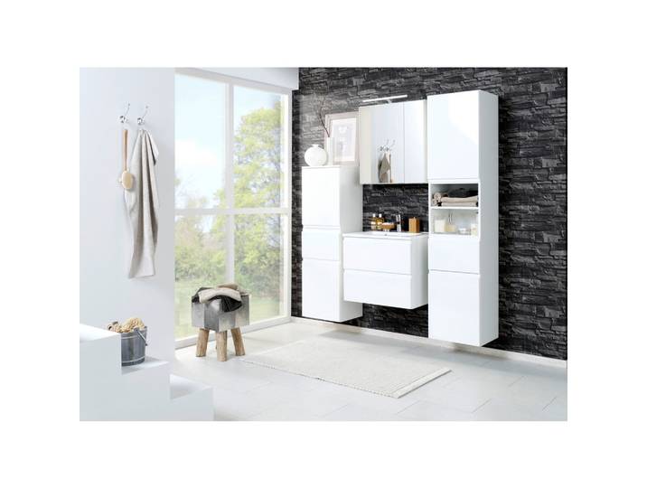 Badezimmer Cardiff ca. 80 cm mit LED Weiß