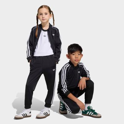 Trainingsanzug ADIDAS ORIGINALS "SST", Mädchen, Gr. 110, schwarz, Obermaterial: 100% Polyester, Sportanzüge Trainingsanzug