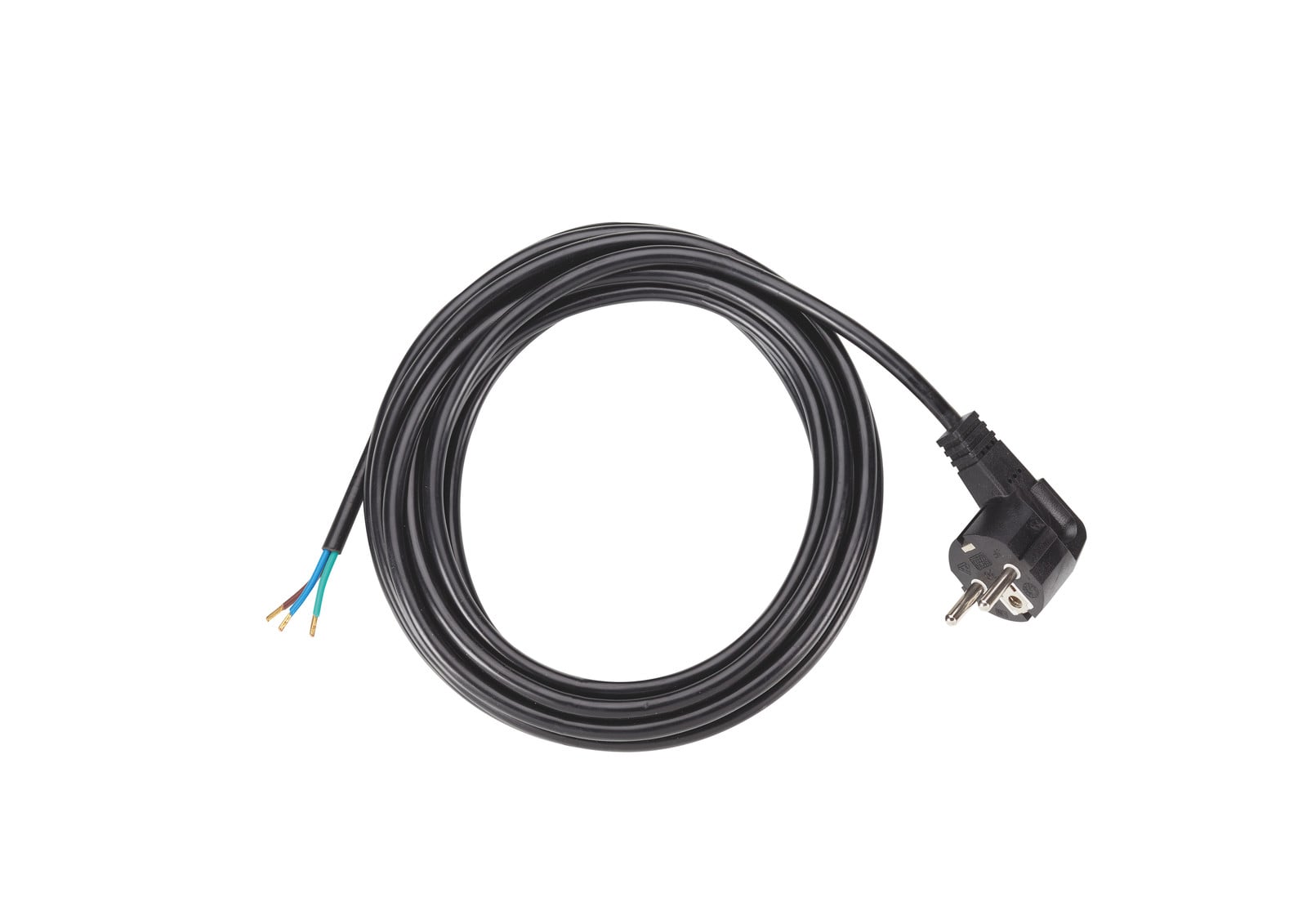 Bachmann aansluitkabel H05VV-F 3G1,0 zwart 2 meter