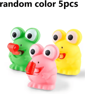 Inspire Curations Frog Dinosaur Tongue Out Squeeze Fidget Stress Relief Toy random Color 5pcs