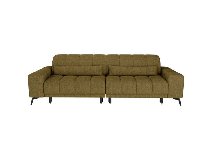 Xora Bigsofa, Olivgrün, Metall, 4-Sitzer, Füllung: Schaumstoffflocken, 300x112x121-181 cm, Stoffauswahl, Schlafen auf Sitzhöhe, USB-Anschluss, elektrischer Sitzvorzug, USB-C-Anschluss, Wohnzimmer, Sofas & Couches, Sofas, Bigsofas