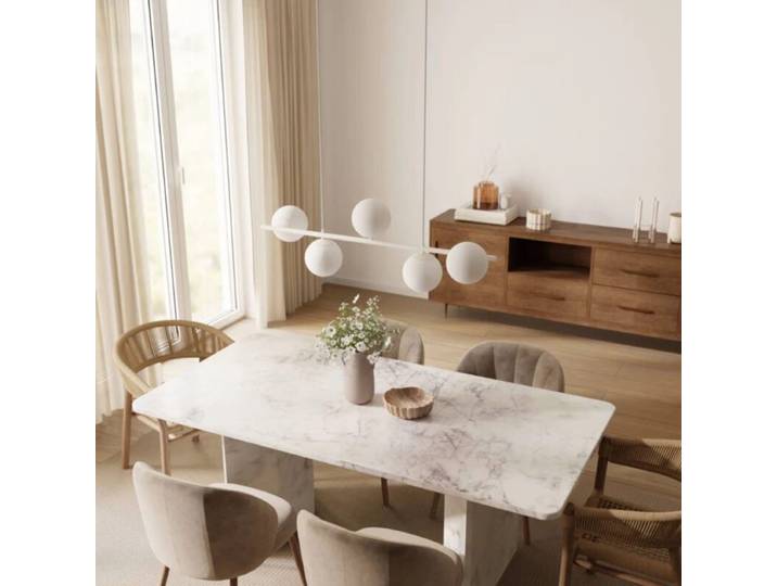 Lumière Design Pendelleuchte Livana, aus Opalglas, inkl. Leucht