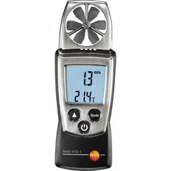 TESTO 0560 4101 - Flügelrad-Anemometer testo 410-1 für Geschwindigkeit und Tempera