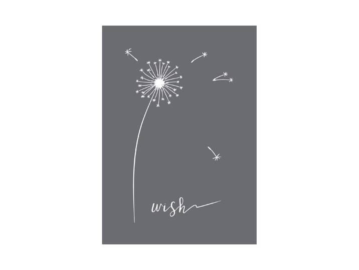Siebdruck-Schablone Wish A5, 1 Schablone+1 Rakel, SB-Btl