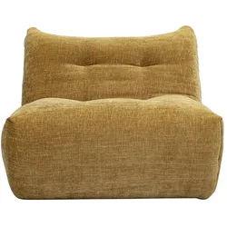 Lounge-Sessel in bronzefarbenem Samt-Effekt Stoff BUMPY