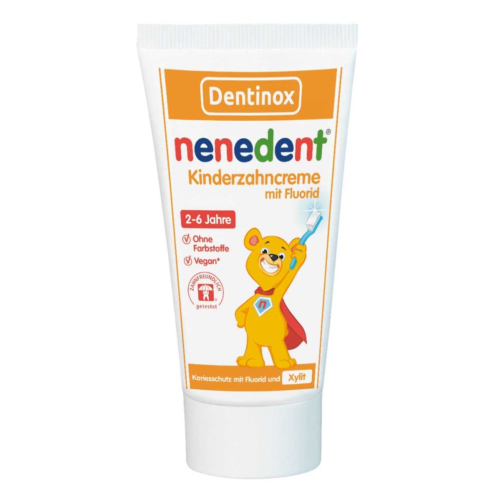 Dentinox Gesellschaft für pharmazeutische Präparat Nenedent Kinderzahncreme mit Fluorid Standtube 08771783
