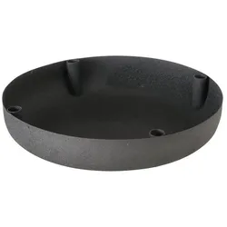 Kerzenleuchter Vassi rund schwarz