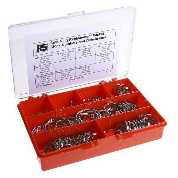 RS PRO Schlüsselring Sortiment (866608)