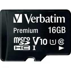Verbatim Speicherkarte micro SDHC Card 16GB